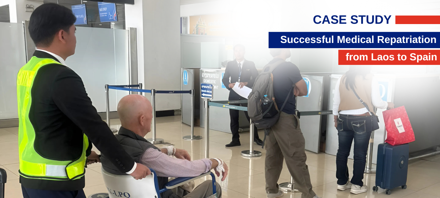 Seamless medical repatriation from Laos to Spain